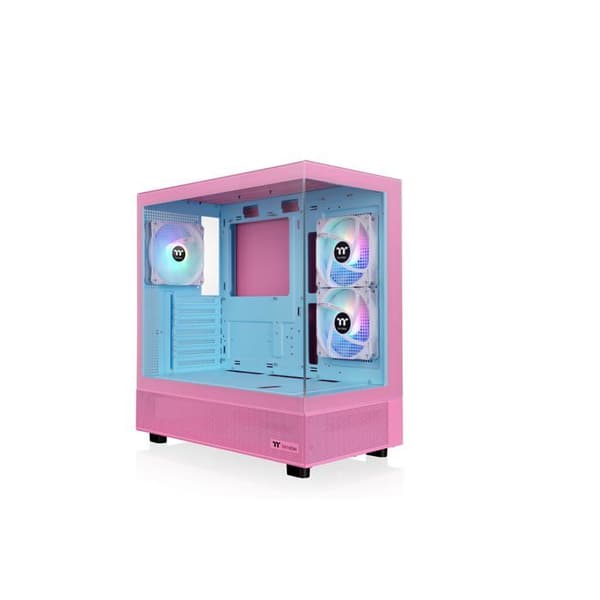 PC-chassi - Thermaltake - View 270 Plus TG ARGB - Bubble Pink - RGB-belysning