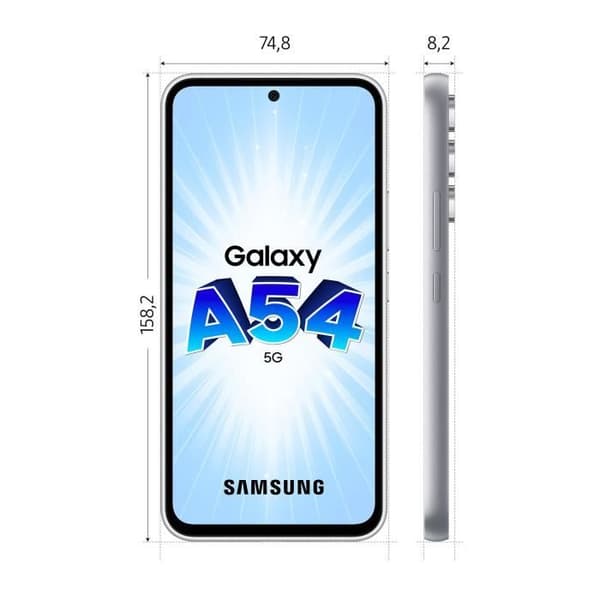 Samsung Galaxy A54 Smartphone 128 GB 5G Vit