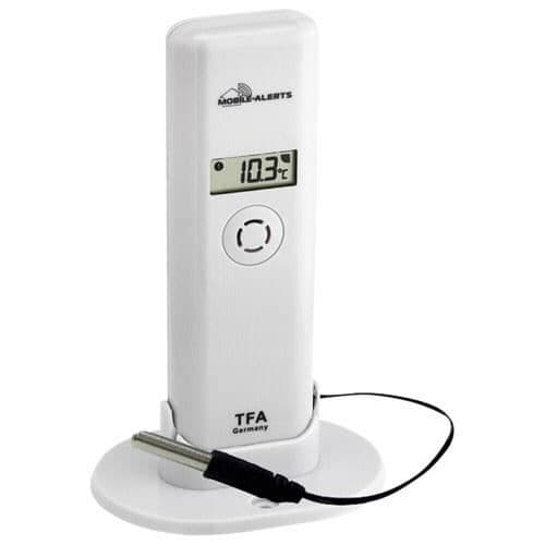 Sändare med sensor - TFA - WeatherHub - Vit - Utomhus - Termometer