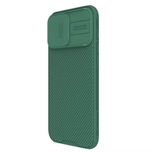 Telefonfodral - Nillkin - CamShield Pro - iPhone 16 Pro Max - Grön - Förstärkt skydd