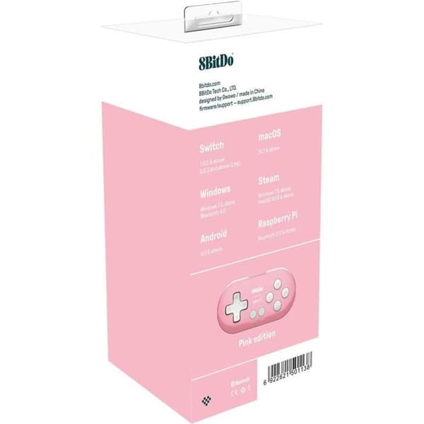 Manette Bluetooth - BARA FÖR SPEL - Zero 2 - Rosa - Bärbar - Kompatibel med Nintendo Switch
