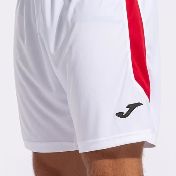 Joma Glasgow barnshorts - vit/röd - 5/6 år