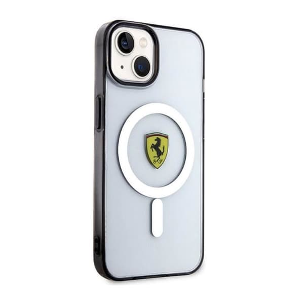 Ferrari Outline MagSafe - Transparent baksida för iPhone 14 Plus (TPU + PC)