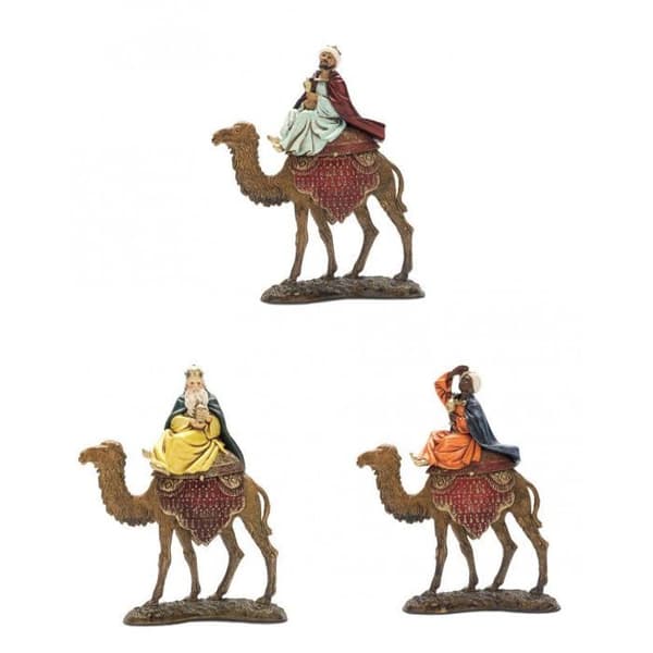 3 RE MAGI SUL CAMELLO 10CM