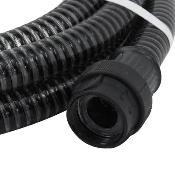 Svart PVC sugslang 1" 10m - vidaXL