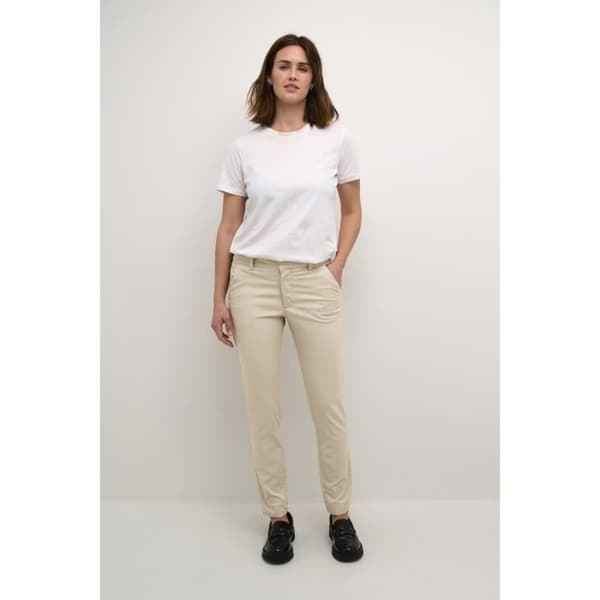 Kvinna 7/8 chinos KAFFE Lea