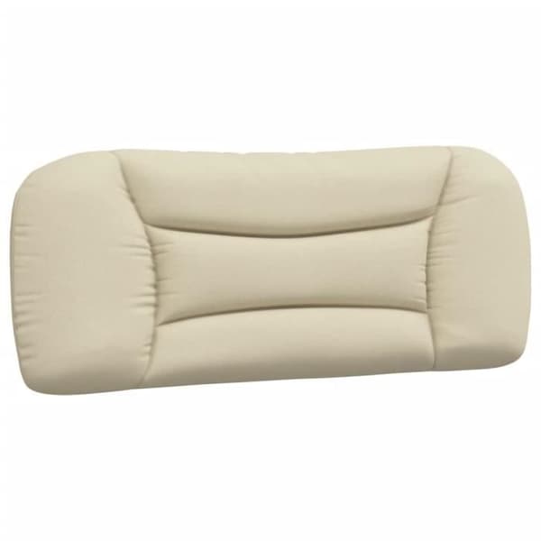 Sänggavelskudde - VIDAXL - Kräm - 100 cm - Polyestertyg - Vadderad med polypropenfiber