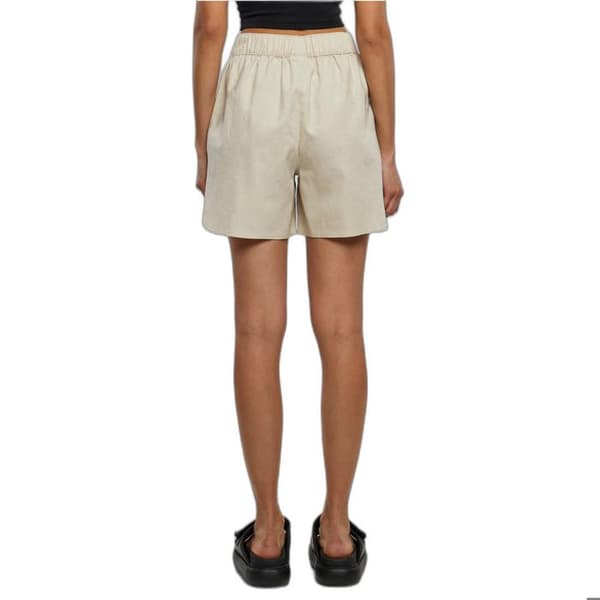 Urban Classics damshorts i linneblandning i plusstorlek