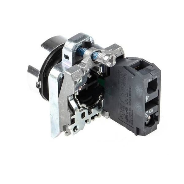 Tryckknapp - SCHNEIDER ELECTRIC - XB4BA21 - Svart - 1 knapp - Trådad