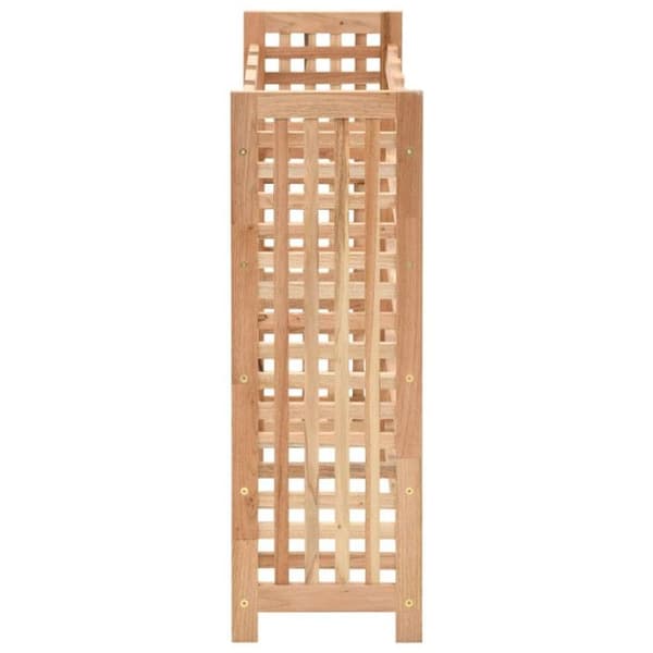 vidaXL Flaskställ för 25 flaskor Valnötsträ 63x25x73cm 247101