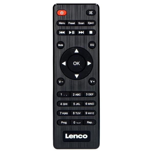 Lenco DIR-260BK - Internet/DAB+/FM-radio med CD-spelare och Bluetooth® - Svart