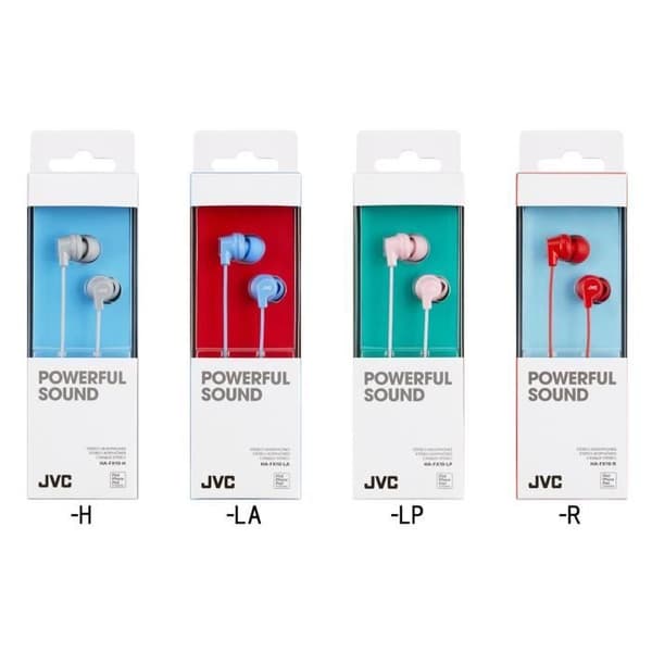 JVC HA FX10 H - In-ear hörlurar grå
