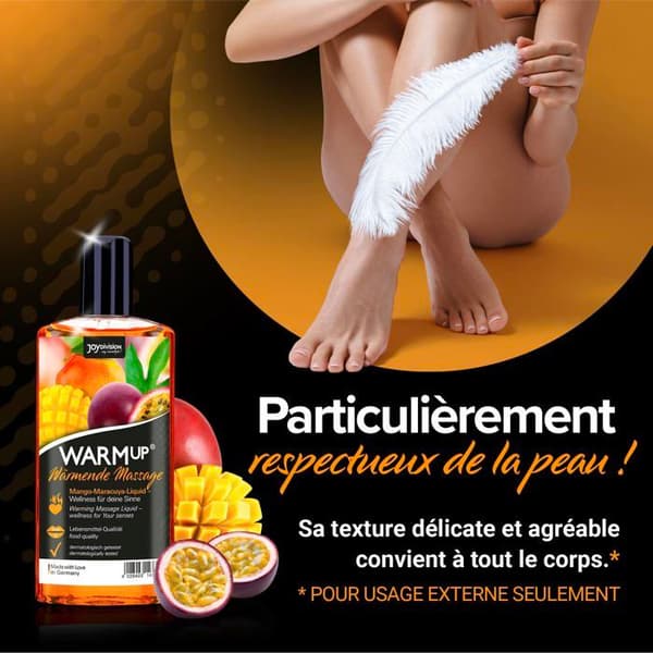 Ätbar eldningsolja - Joy Division - Mango Passion - 150 ml - Hög kvalitet - Dermatologiskt testad