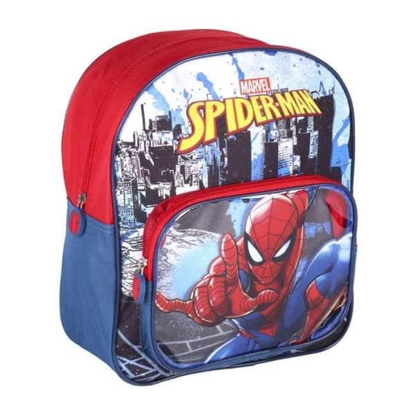 Barnryggsäck - MARVEL - Spiderman - Vit - Syntetisk - Grundskola
