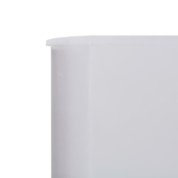 vidaXL 9 Panel Rumsavdelare Tyg 1200 x 80 cm Sandvit