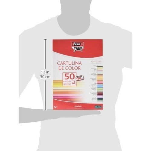 FIXO Pack 50 ark A4 röda - Grafoplas 11110351 (FSC)