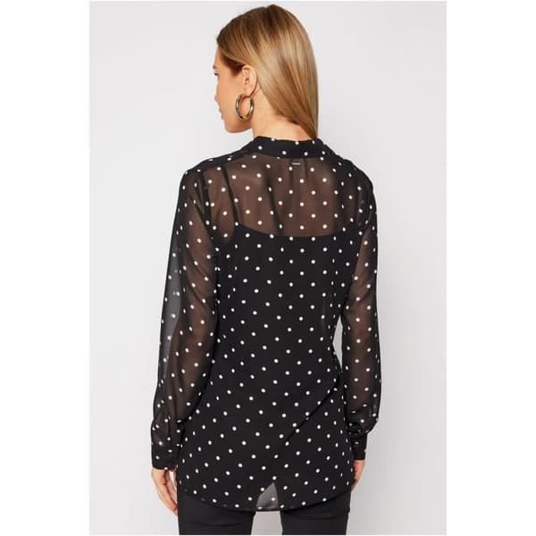 Blus i tryckt muslin - Guess jeans - Dam