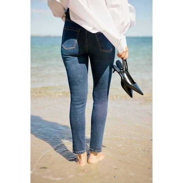 Jeans Slim hög midja dam KAFFE Willow