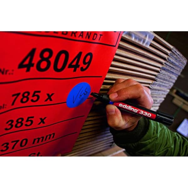 Permanent Marker - EDDING - 330 - Oupposbar - Brunt - 1-5 mm