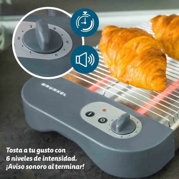 Brödrost - GRUNKEL - TSP-MINISIZE - 300 W - 2 skivor - Blå
