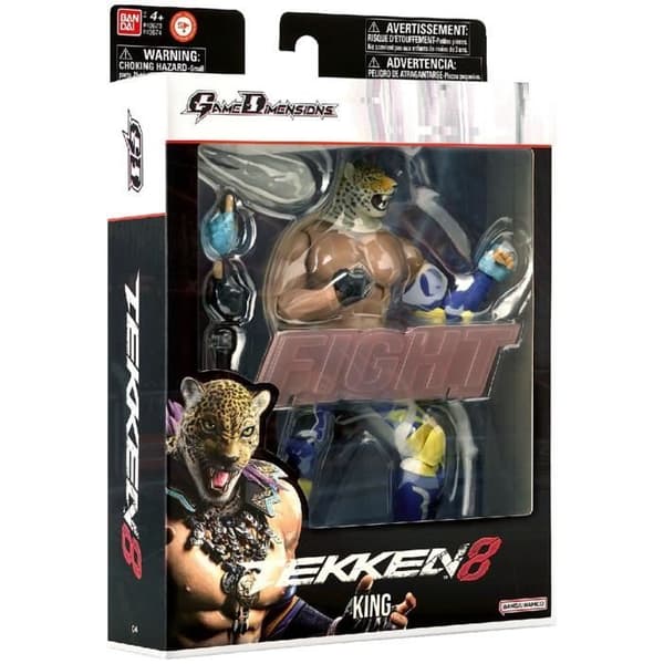 BANDAI - Tekken - Action Figur 17 cm - King Game Dimensions - 40674