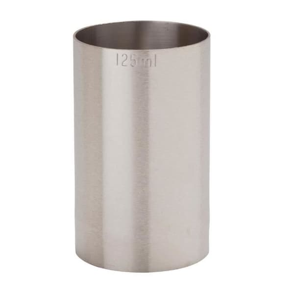 CE stämplad professionell rostfri stång mått 125 ml - Beaumont