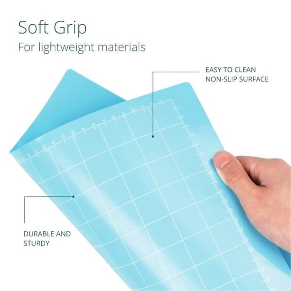 Skärmatta 3-pack - Blå Mjuk Grepp