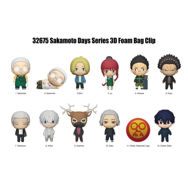 SAKAMOTO DAYS - Serie 2 - 3D Skumväska Klipp (Display 24 St) - Monogram