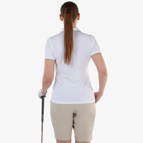 Polo dam Galvin Green Molly - vit
