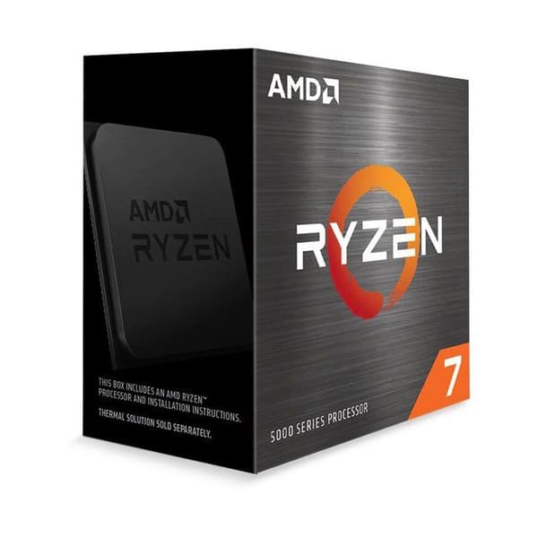AMD RYZEN 7 5800X - AM4 - 4,70 GHz - 8-kärnig processor