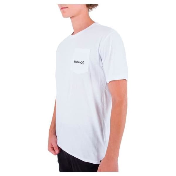 Hurley OAO Pocket Tee T-shirt, Vit, L Man