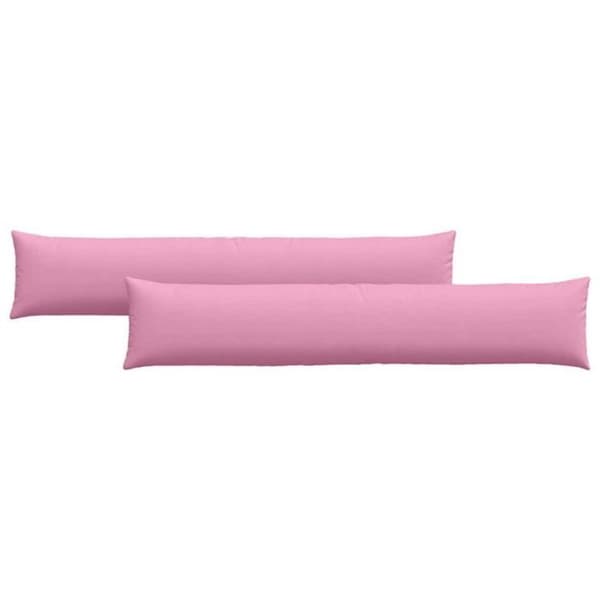 Soffkudde - VIDAXL - 200 x 40 cm - Rosa - Set om 2 - Rektangulär