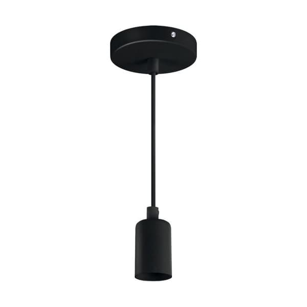 Hängande design svart - stål - E27 - 100 cm - STRUHM UNO ID-03811