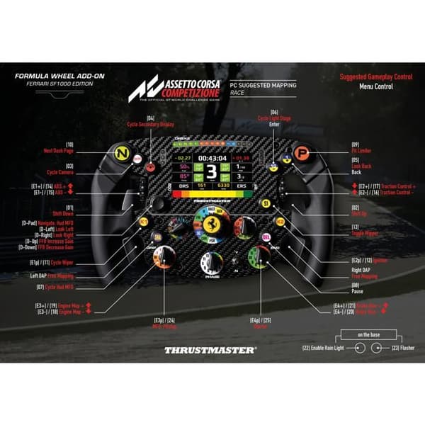 Formula Wheel Add-On Ferrari SF1000 Edition – PS5/PS4/PC