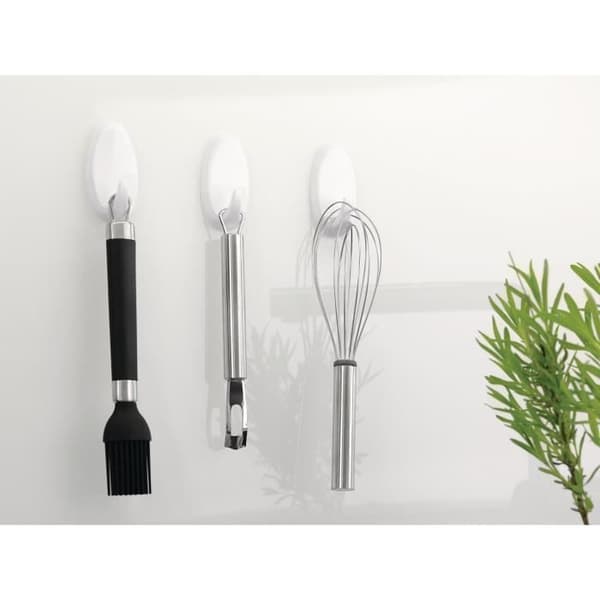 TESA 2 ovala krokar + 4 Powerstrips - Vit