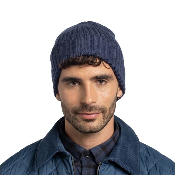 Unisex keps - Marinblå - Buff Norval Merino-hatt mössa