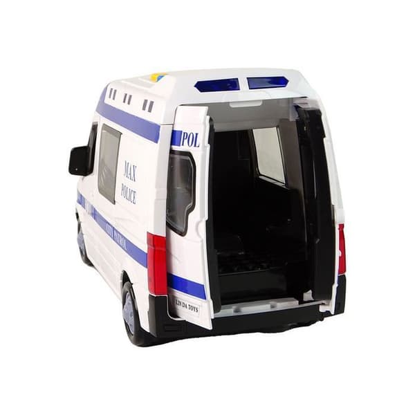 Radiobil Auto Polis Däckdriven Ljud Ljus