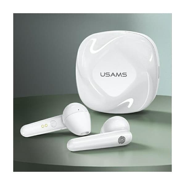 Trådlösa hörlurar Bluetooth 5.0 TWS USAMS Vit