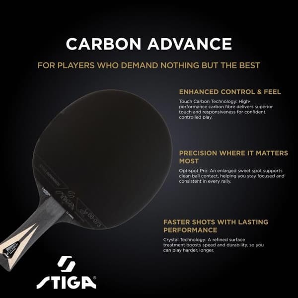 STIGA Carbon Advance bordtennisrack