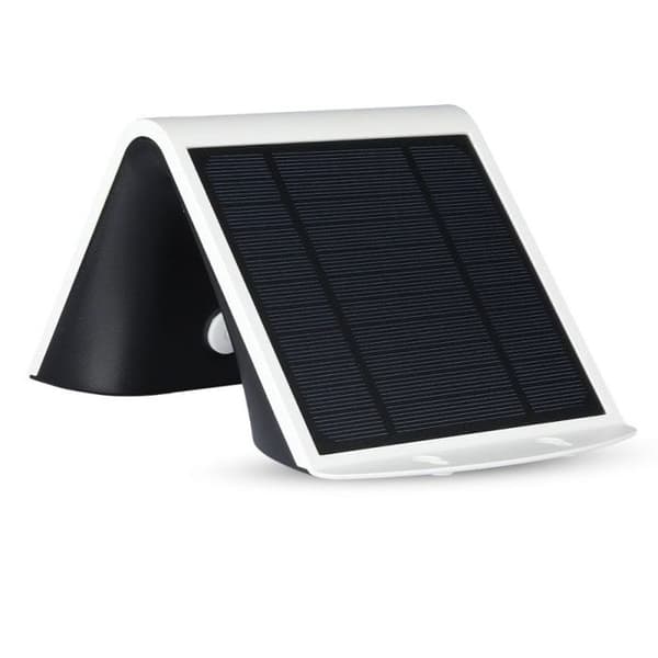 Utomhus Solur IP65 – 3W – 400lm – PIR Sensor – Vit/Svart TA-7523