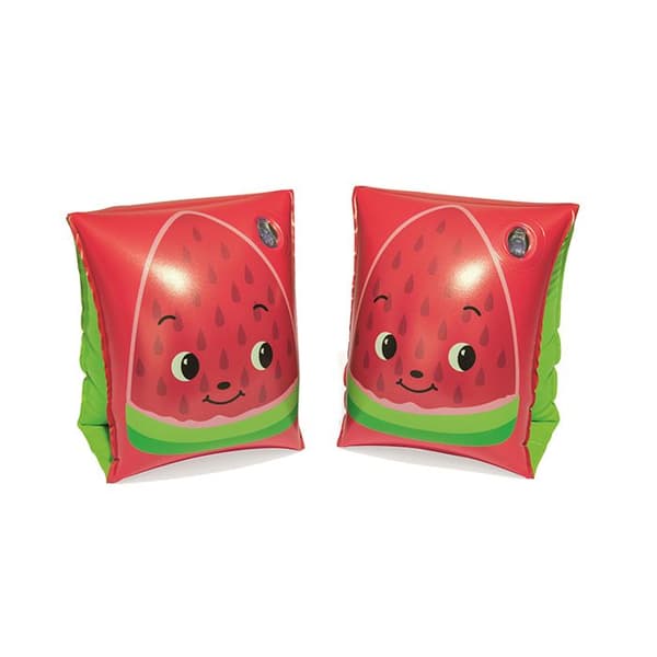 Simhandskar - Bestway - Bebis - 23x15 cm - Röd - Unisex