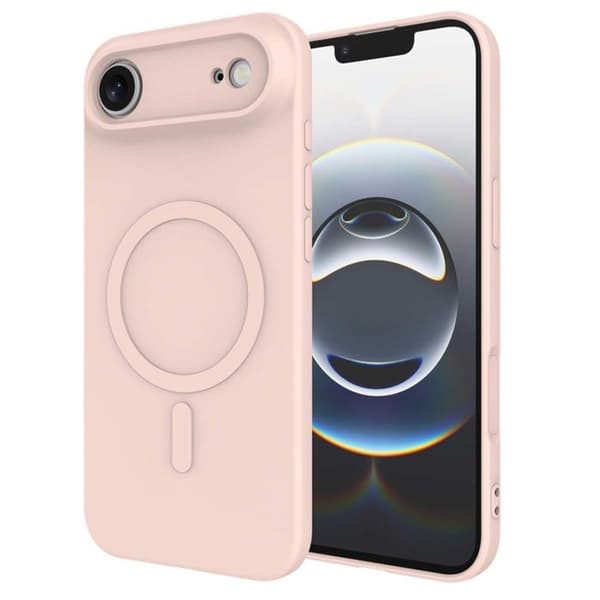 MagSafe-skal - JUST IN CASE - iPhone Air - ultra hållbar TPU - Mikrofiberfoder - Rosa
