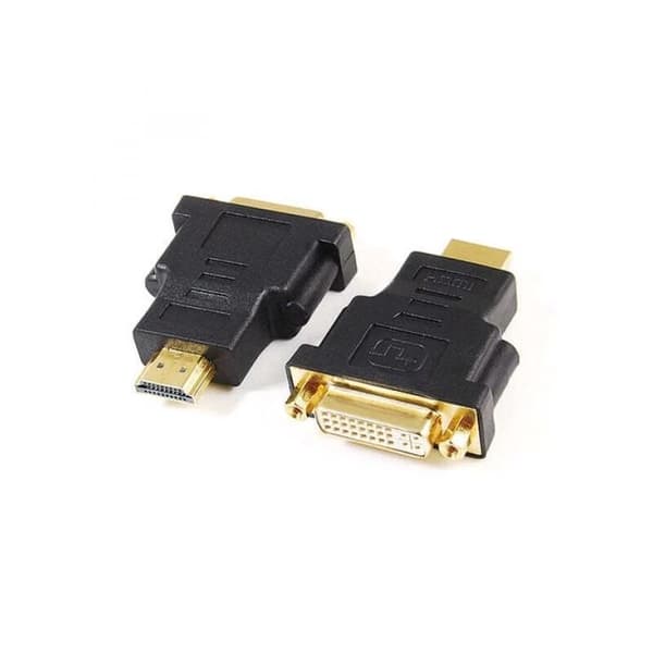 Videoadapter - LOGILINK - AH0002 - HDMI 19 stift (H) - DVI-D 24+1 (K) - Svart