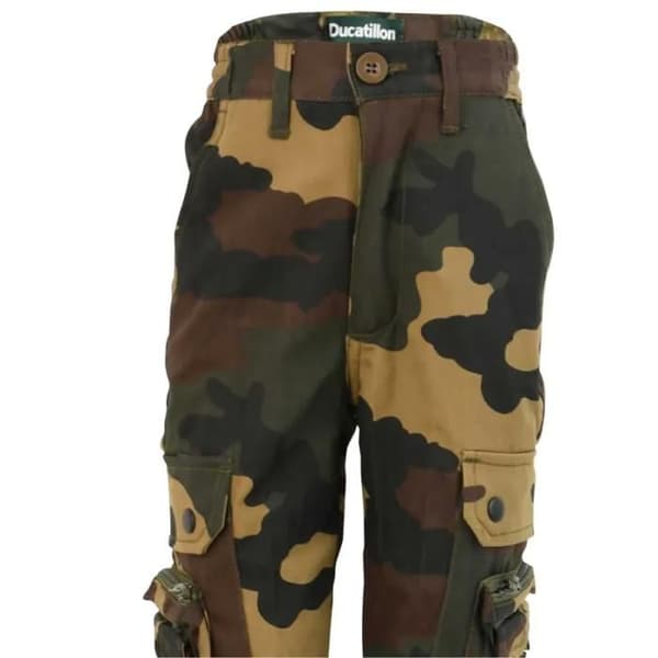 BDU-byxor barn camo - Grön - Vandring - Berg