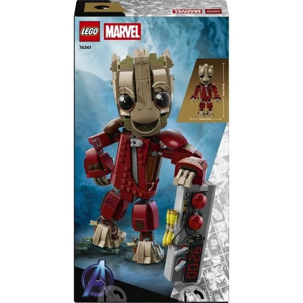 LEGO Marvel 76341 Groot i Ravageur-Outfit - Byggleksak 10 år - Figur