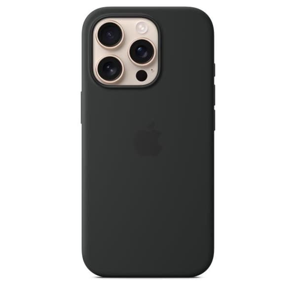 APPLE iPhone 16 Pro - Silikonfodral med MagSafe - Svart