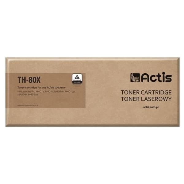 Tonerpatron - ACTIS - TH-80X - Svart - Kompatibel - 1 styck(s)