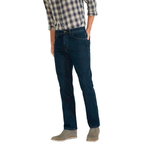 Wrangler Regular Fit Jeans L32 - WRANGLER - Herr - Blå - Hög midja