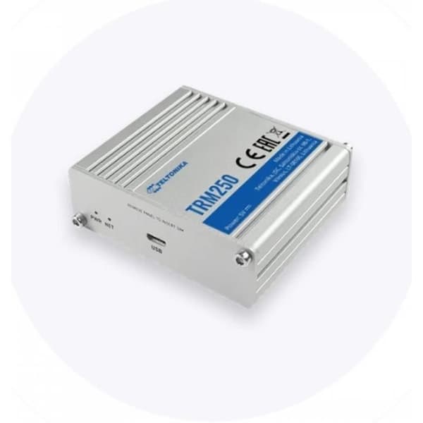 Modem - Teltonika - TRM250 - LTE Cat-M1 - NB-IoT - Grå aluminium
