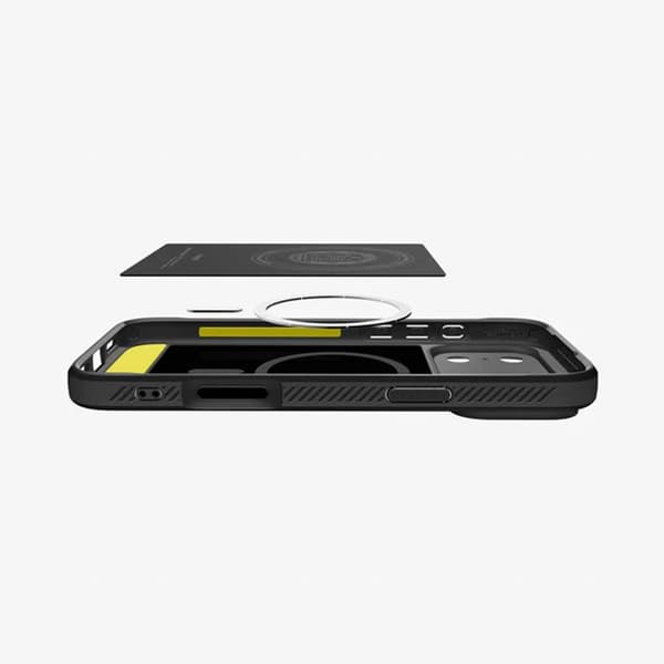 Coque Rugged Armor MagSafe Apple iPhone 17 Pro Max - Matt Svart